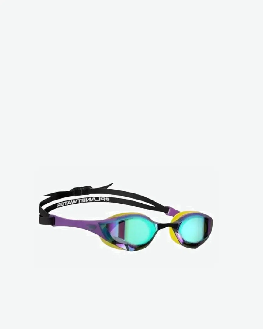 Gafas de natación lentes espejados Arena Cobra Edge Swipe Mirror Emerald Plum Cyber