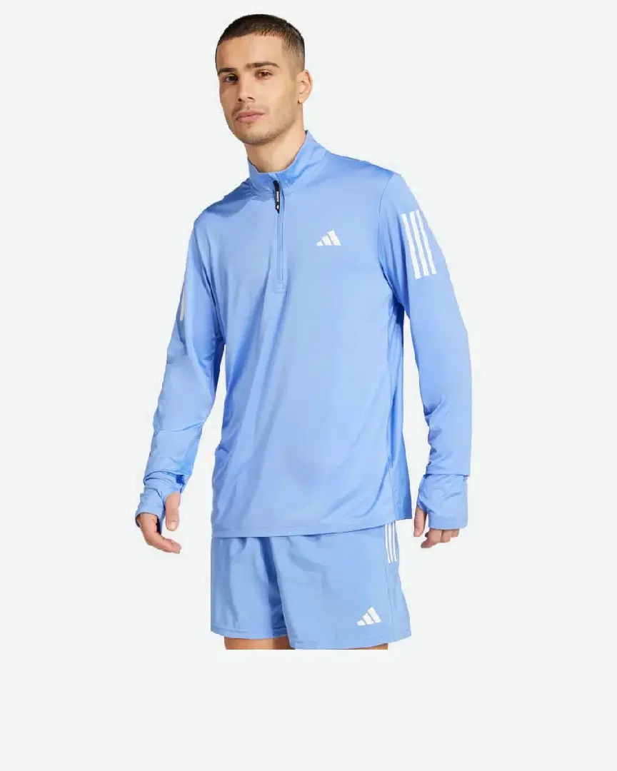 Domina Adidas El Medio Zip De Carrera Hombre