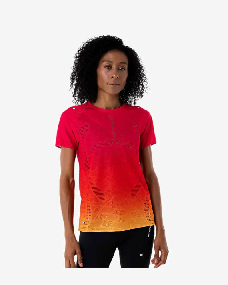 Metarun Fade Ss Top Mujer