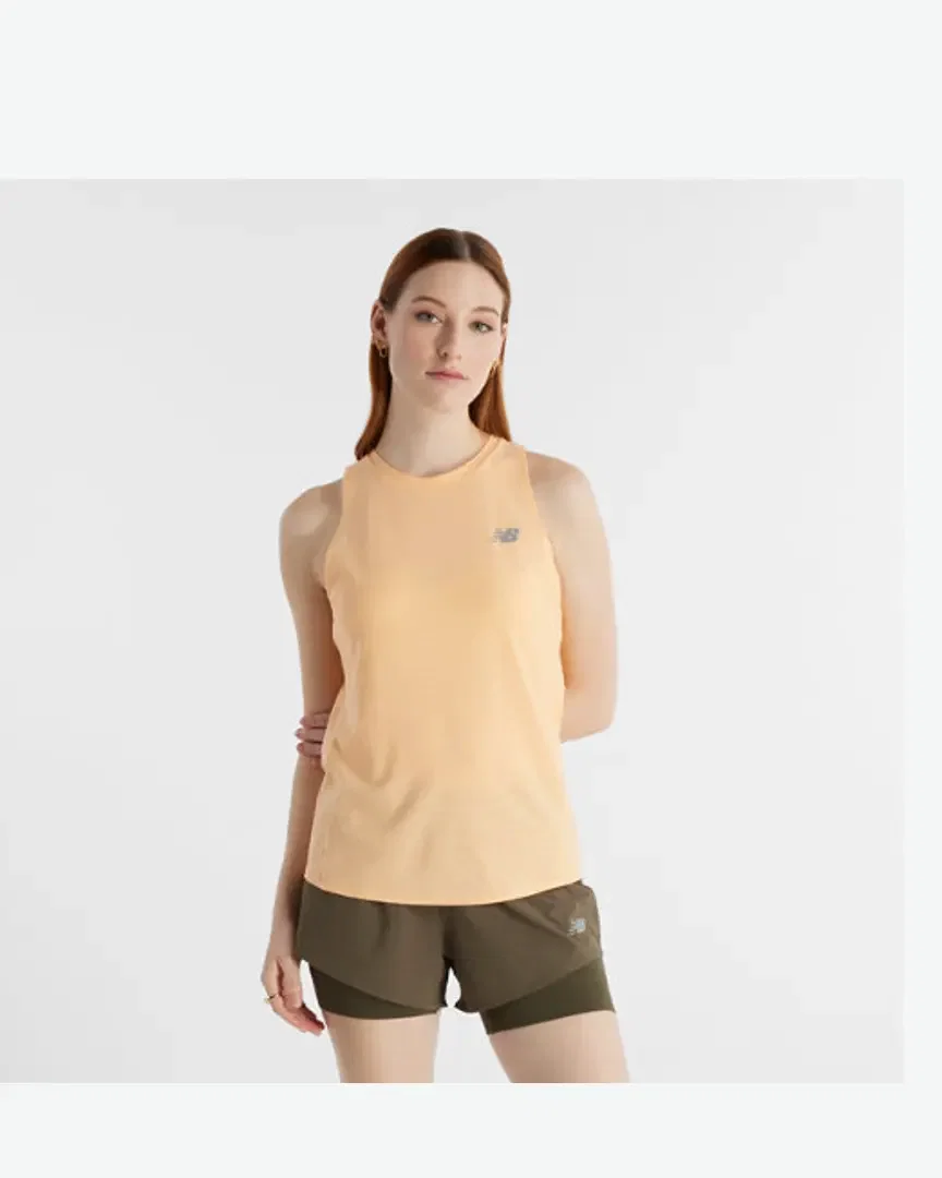 New Balance Top Slim Jacquard Mujer