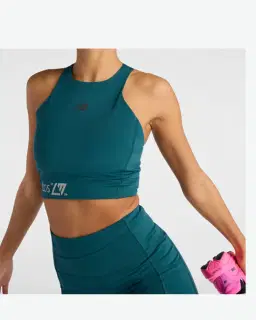 Nueva Balance Edición Londres Nb Sleek Storage Race Crop Mujer – 3/6