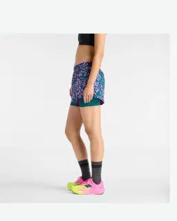 New Balance London Edition Rc Printed 2-en-1 Short de 3" Mujer – 5/6