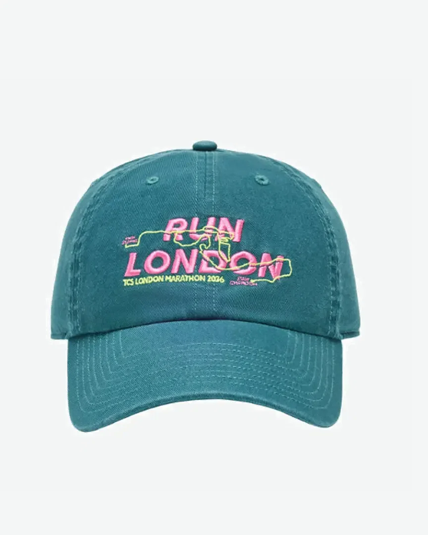 Gorra de algodón New Balance London Marathon de 6 paneles