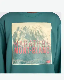 Nueva Balance Maratón del Mont Blanc Atletismo Crew de French Terry Hombre – 2/6