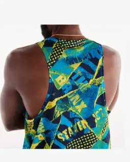 New Balance Nyc Marathon Rc Essential Printed Singlet, Poliéster, Talla L Hombre – 5/6