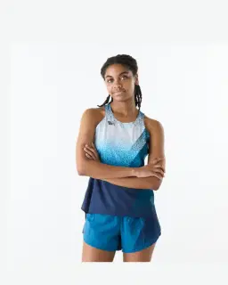 Camiseta sin mangas impresa ultra ligera New Balance Race Day Mujer – 1/6