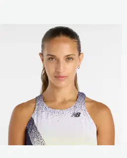 Camiseta sin mangas impresa ultra ligera New Balance Race Day Mujer – 3/6