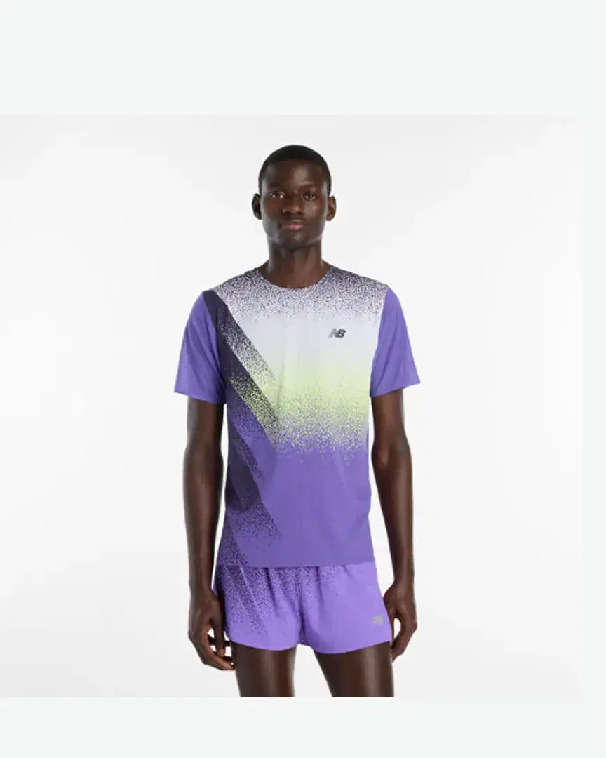 Camiseta impresa ultra ligera New Balance Race Day M - Men (71) au meilleur prix !