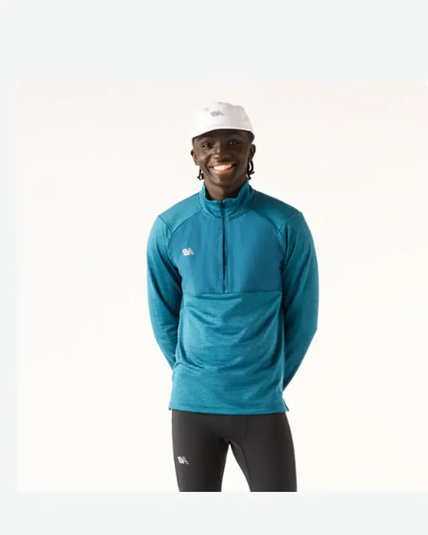 New Balance Rc Esencial Heat Grid 1/2 Zip Hombre