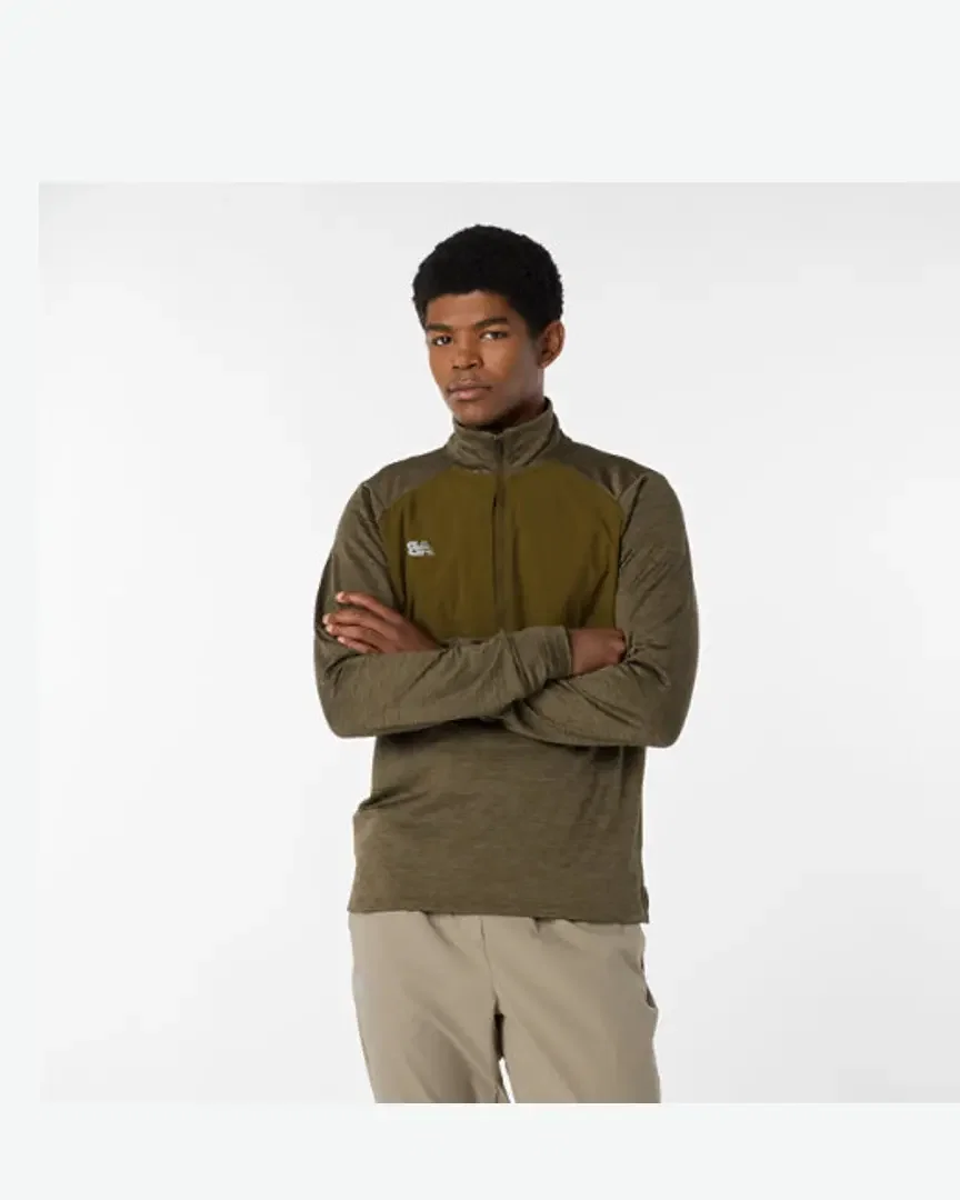 New Balance Rc Esencial Heat Grid 1/2 Zip Hombre