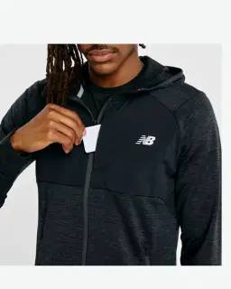 Sudadera con capucha Full Zip Rc Essential Hombre de New Balance – 2/6