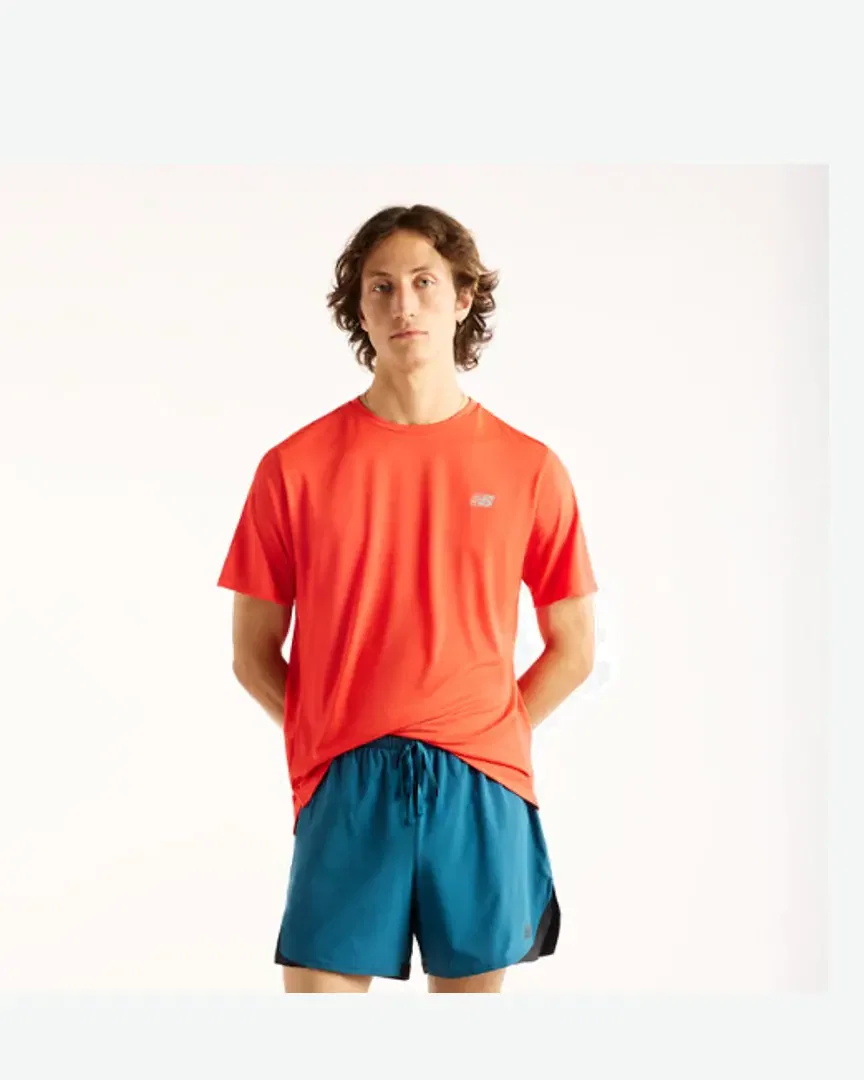 New Balance Rc Essential T-Shirt, Poliéster Tricot, Talla 2Xl Hombre