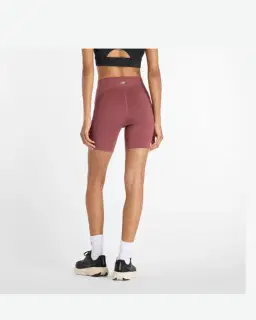 Short de mujer New Balance Rc Pocket de tiro alto de 6 pulgadas – 3/6
