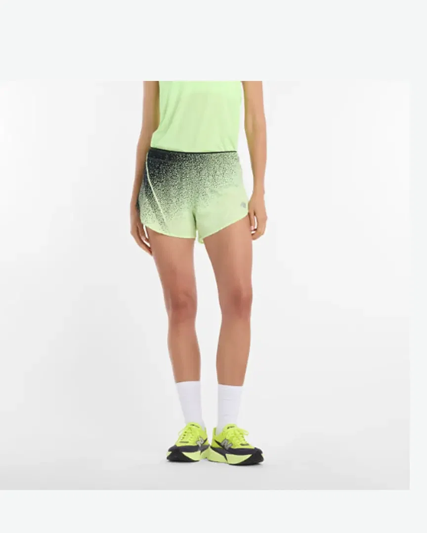 Pantalón corto impreso ultraligero New Balance Rc 3" Mujer