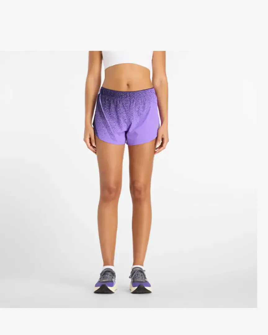 Pantalón corto impreso ultraligero New Balance Rc 3" Mujer