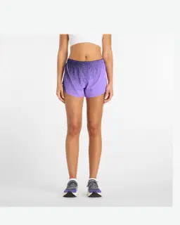 Pantalón corto impreso ultraligero New Balance Rc 3" Mujer – 1/6