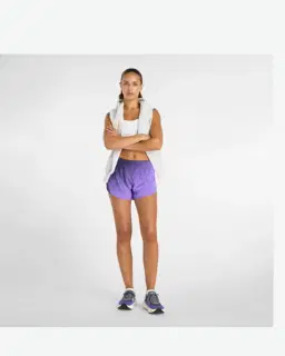 Pantalón corto impreso ultraligero New Balance Rc 3" Mujer – 2/6