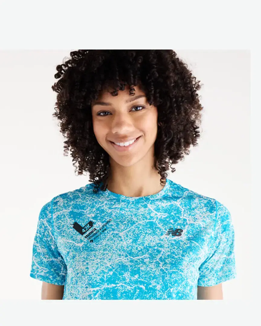 New Balance Valencia Marathon Camiseta de Atletismo Impresa, Poliéster Tejido, Talla Xs W - WT62U86WMLT (2) au meilleur prix !