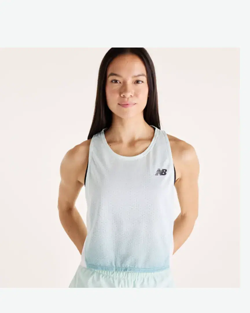 Camiseta sin mangas New Balance Viz-Tech Run W - WT61837MCOJ (2) au meilleur prix !