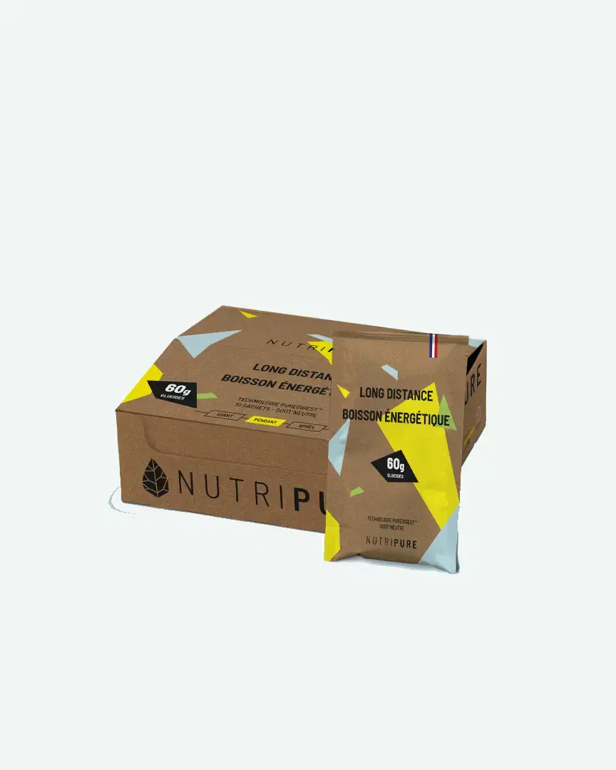 Nutripure bebida energética 60g Long Distance - Unisex (12) au meilleur prix !