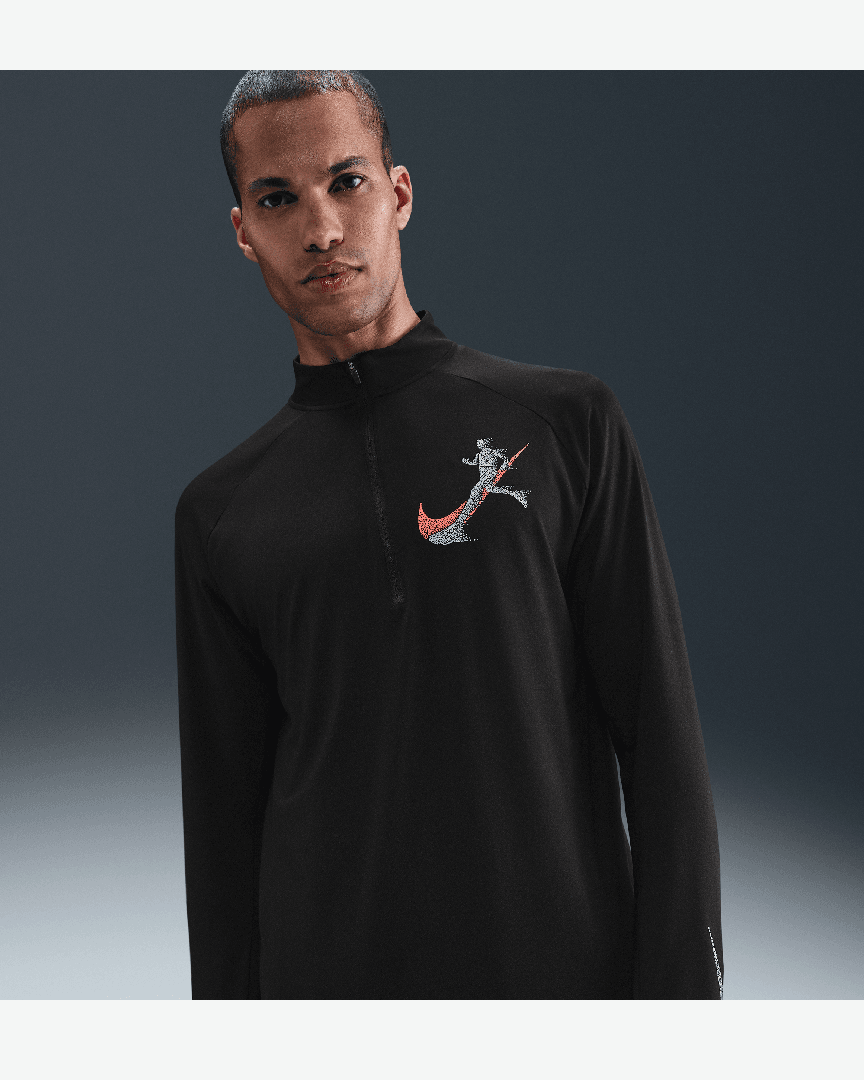 Pull 1/2 Zip Avec Protection Uv Dri-Fit Nike Stride M
