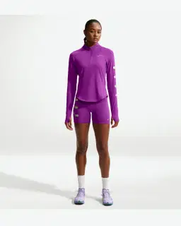 Pull 1/2 Zip Dri-Fit Nike Tempo Flash Mujer – 4/4