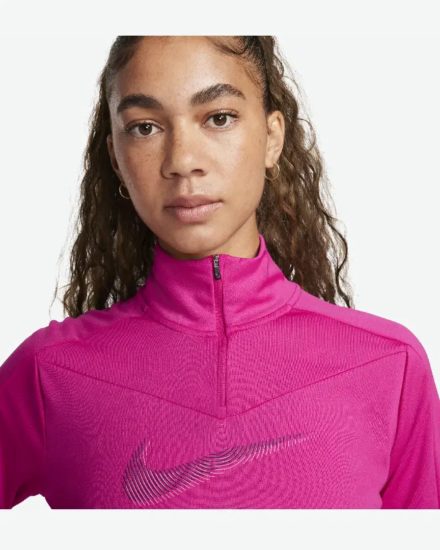Sudadera 1/4 Zip Nike Dri-Fit Swoosh W - FB4687-615 (2) au meilleur prix !