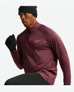 Camiseta de invierno de media cremallera Therma-Fit Repel Nike Stride Hombre – 3/4