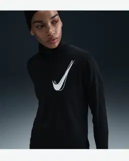 Sudadera Dri-Fit Nike Swoosh Mujer – 1/4