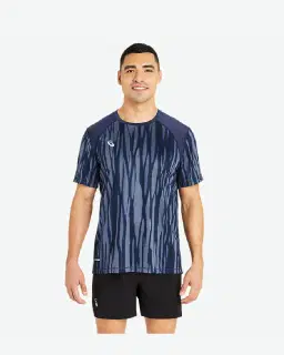 Camiseta de manga corta con estampado integral de carreteras Hombre – 1/7