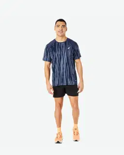 Camiseta de manga corta con estampado integral de carreteras Hombre – 6/7