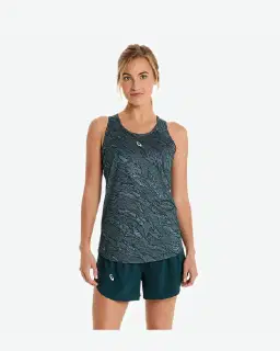 Camiseta sin mangas todo en estampado carretera Mujer – 1/7