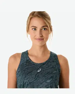 Camiseta sin mangas todo en estampado carretera Mujer – 4/7