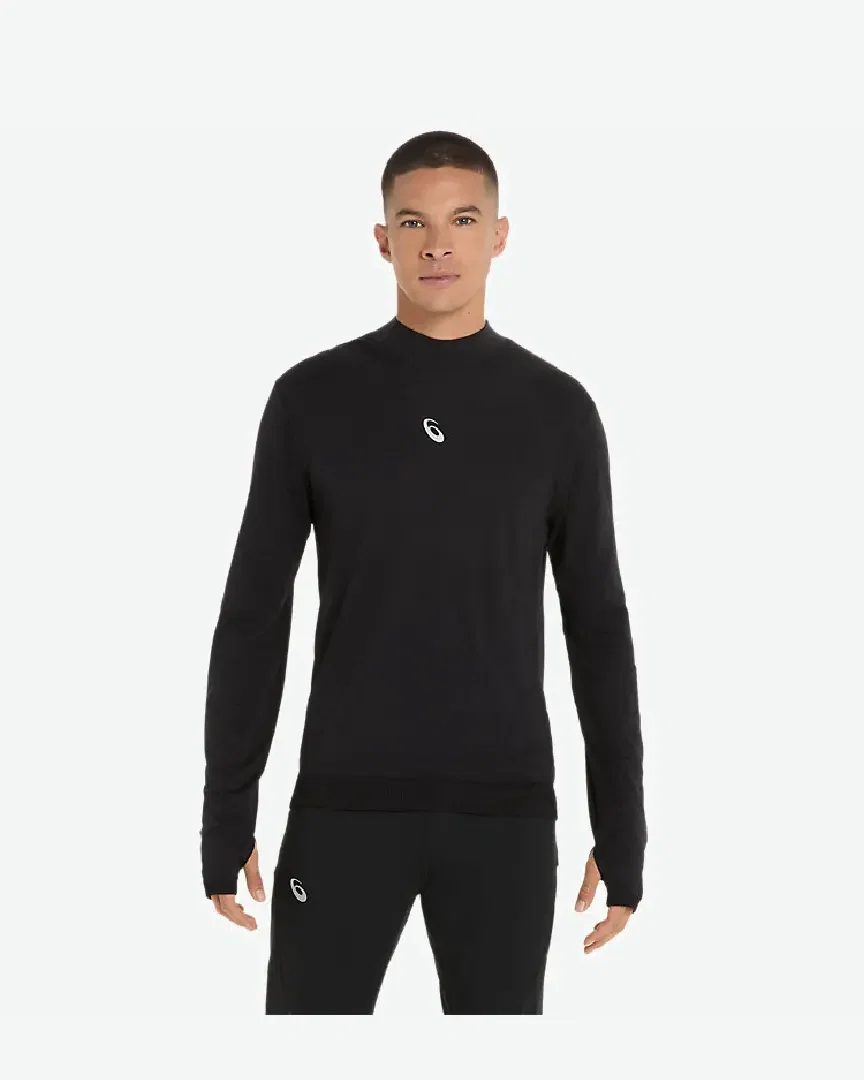 Camiseta de manga larga sin costuras Road Winter Hombre