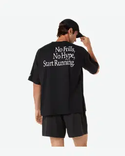 Camiseta gráfica relajada Runner Message Hombre – 2/8