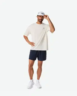 Camiseta gráfica relajada Runner Message Hombre – 7/8