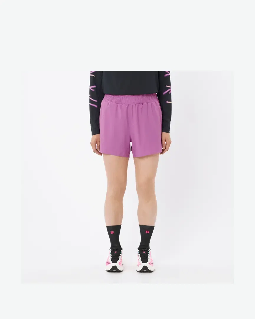 Salomon Shakeout Core 2In1 Shorts 4" Mujer