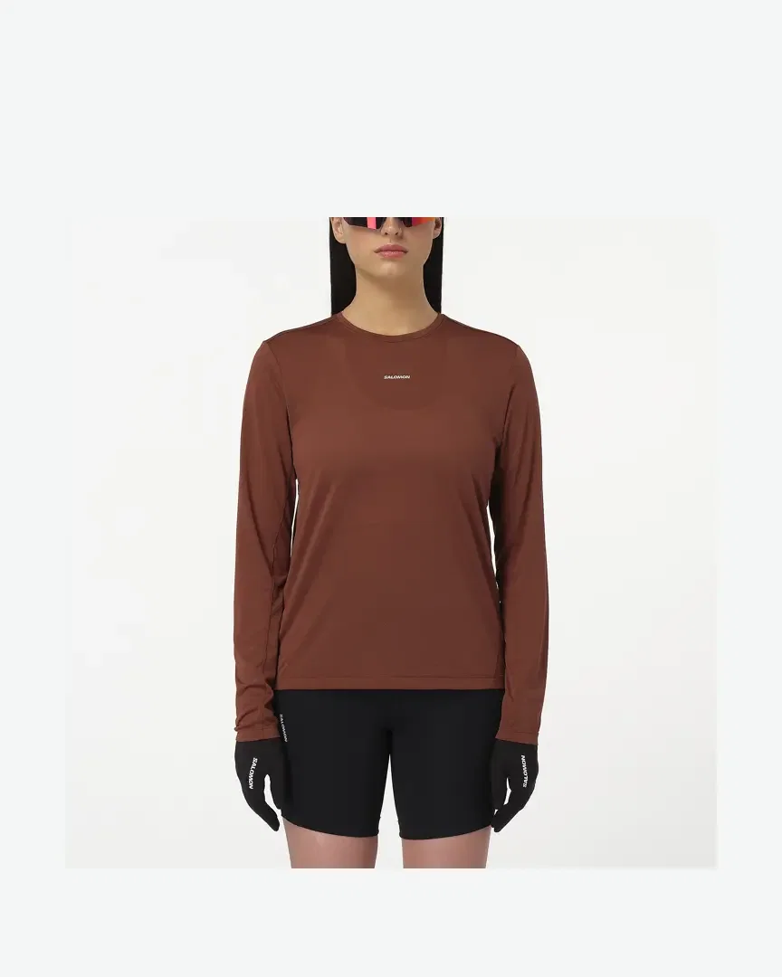 Salomon Shakeout Core Ls Tee Mujer