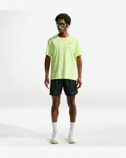 Pantalón corto 13 cm 2 en 1 Dri-Fit Nike Miler Hombre – 1/4