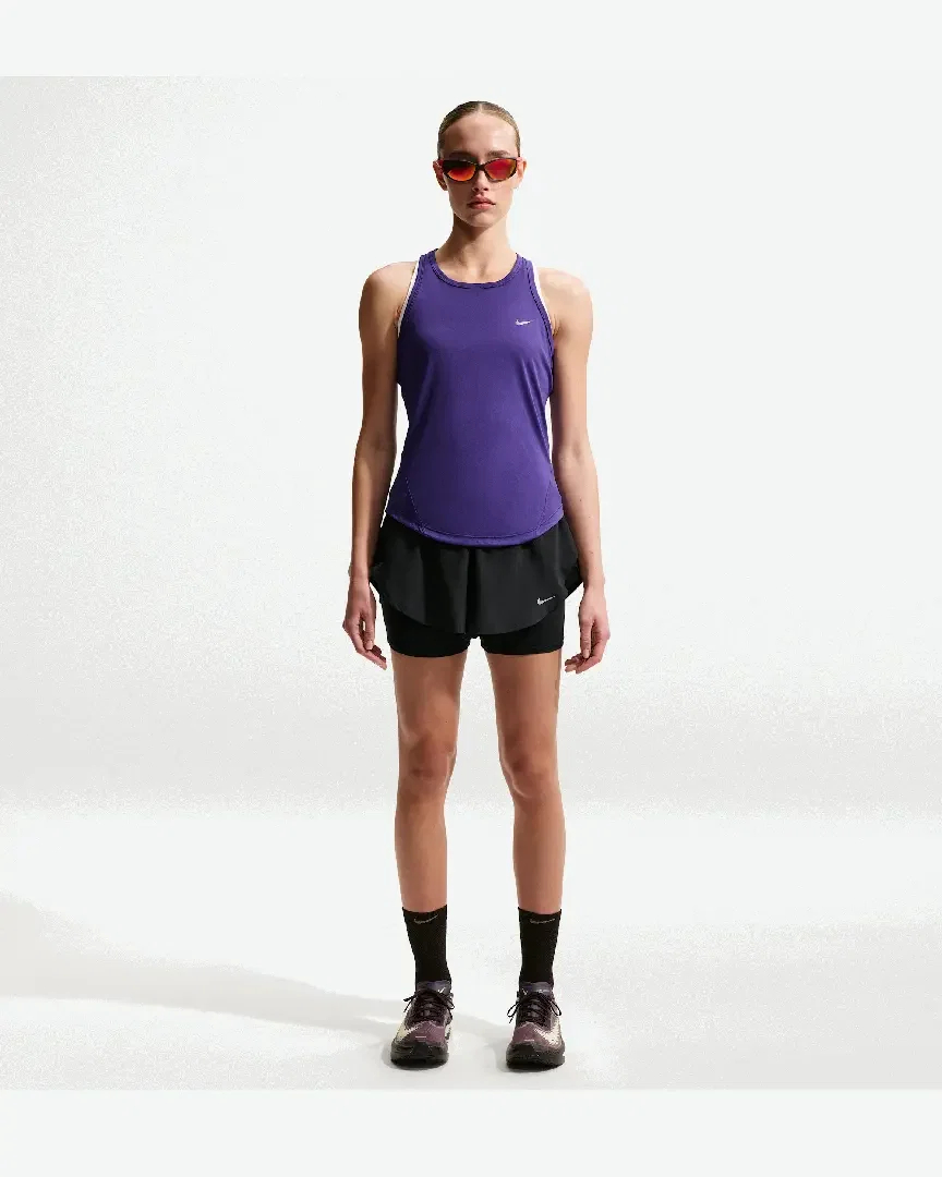 Short 2-en-1 Dri-FIT de cintura alta Nike Flow Mujer