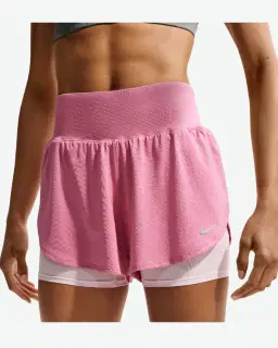 Short 2-en-1 de malla Dri-Fit Nike Flow Mujer – 2/4