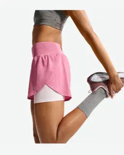 Short 2-en-1 de malla Dri-Fit Nike Flow Mujer – 3/4