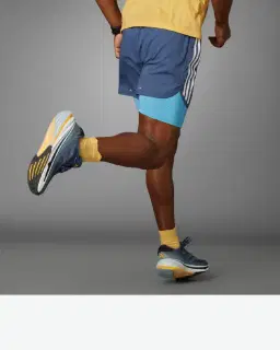 Pantalones cortos Adidas 2-en-1 Own The Run 3 Rayas Hombre – 2/4
