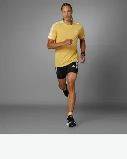 Pantalones cortos Adidas 2-en-1 Own The Run 3 Rayas Hombre – 3/4
