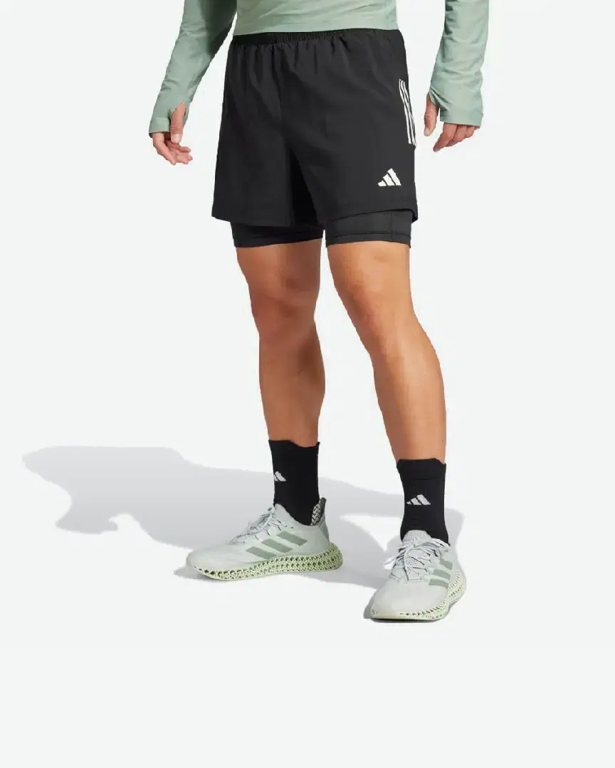 Pantalón corto Adidas 2 en 1 Own The Run Climacool M - JM5400 (0) au meilleur prix !