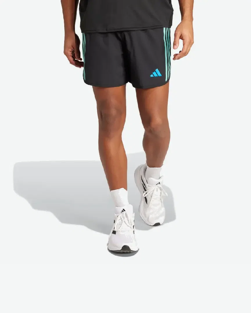 Pantalón corto Adidas Own The Run 3 Rayas Hombre