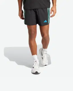 Pantalón corto Adidas Own The Run 3 Rayas Hombre – 1/4