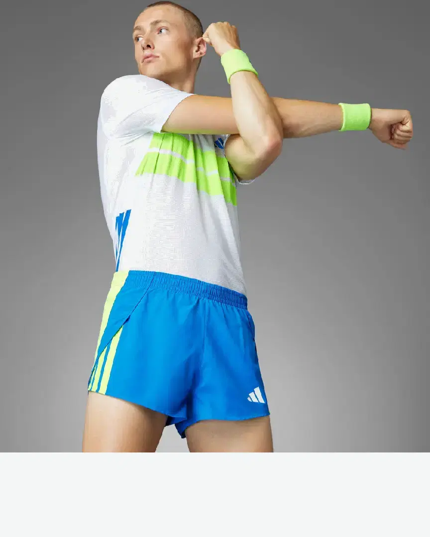 Shorts de running rétro Adizero Adidas M - JD7312 (2) au meilleur prix !