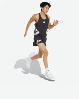 Short Adidas Fendu Adizero Road To Records Hombre – 3/4