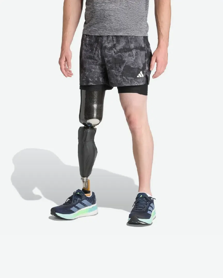 Short Adidas Own The Run Spray Dye 2 en 1 Hombre